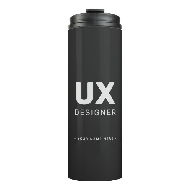 UX Designer Modern Customisable Thermal Tumbler (Front)