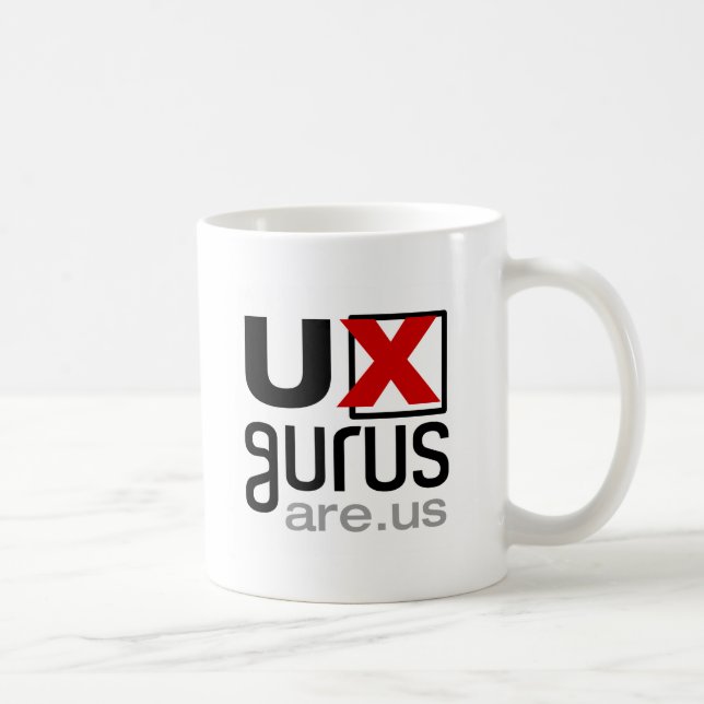 UX gurus are us! - Official mug (Right)