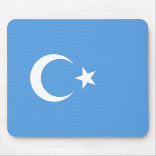 Uyghur Flag of East Turkistan (Uyghuristan) Mouse Pad