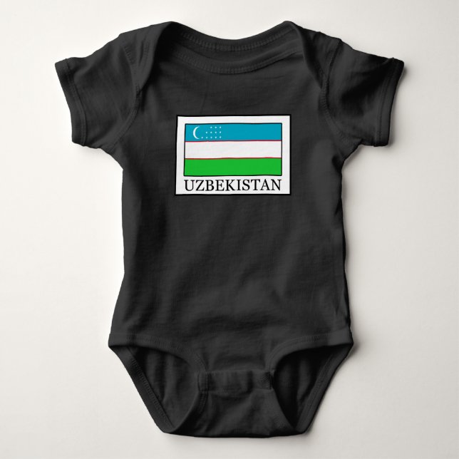 Uzbekistan Baby Bodysuit (Front)