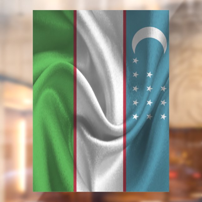 Uzbekistan Flag (Sheet 2)