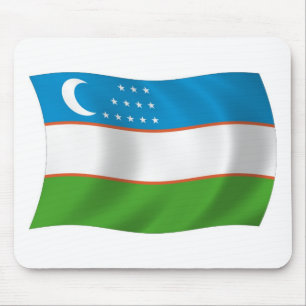 Uzbekistan Flag Mousepad