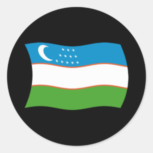 Uzbekistan Flag Sticker