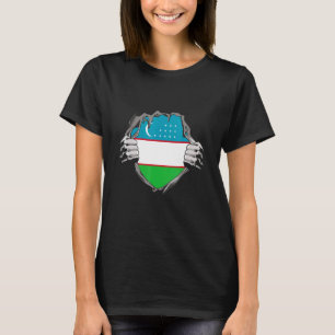 Uzbekistan Flag T-Shirt
