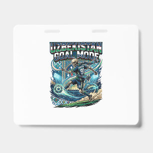 Uzbekistan Goal Mode Skeleton Striker Nations Stre ID Badge