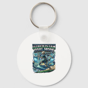 Uzbekistan Goal Mode Skeleton Striker Nations Stre Key Ring