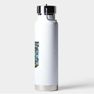 Uzbekistan Goal Mode Skeleton Striker Nations Stre Water Bottle