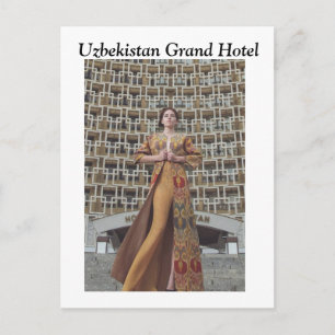 UZBEKISTAN HOTEL POSTCARD