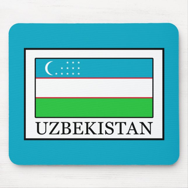 Uzbekistan Mouse Pad (Front)