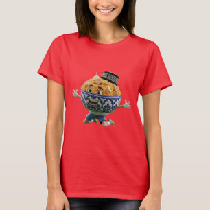 Uzbekistan Plov Food Soccer Mascot - Group K T-Shirt