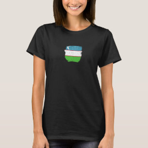 Uzbekistan Proud Uzbek Flag   T-Shirt