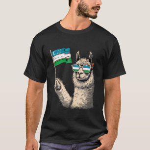 Uzbekistan Roots Uzbek Flag 1 T-Shirt