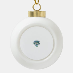Uzbekistan Soccer 2026 Soccer Bold Country Typogra Ceramic Ball Christmas Ornament