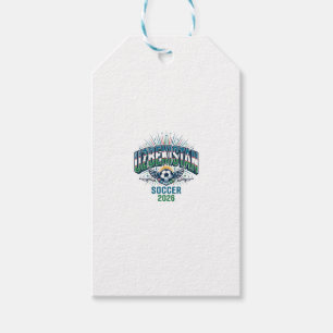 Uzbekistan Soccer 2026 Soccer Bold Country Typogra Gift Tags