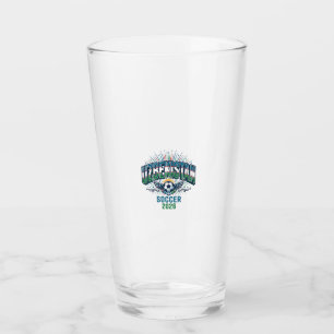 Uzbekistan Soccer 2026 Soccer Bold Country Typogra Glass