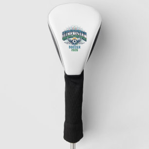 Uzbekistan Soccer 2026 Soccer Bold Country Typogra Golf Head Cover