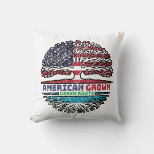Uzbekistan Uzbek Uzbeg US American USA America Cushion