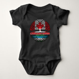 Uzbekistan Uzbek Uzbeg Usbeg Canadian Canada Tree Baby Bodysuit