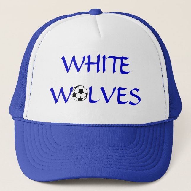 Uzbekistan "White Wolves" Trucker Hat (Front)