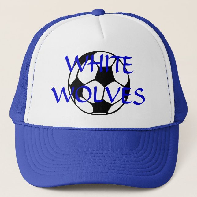 Uzbekistan "White Wolves" Trucker Hat (Front)