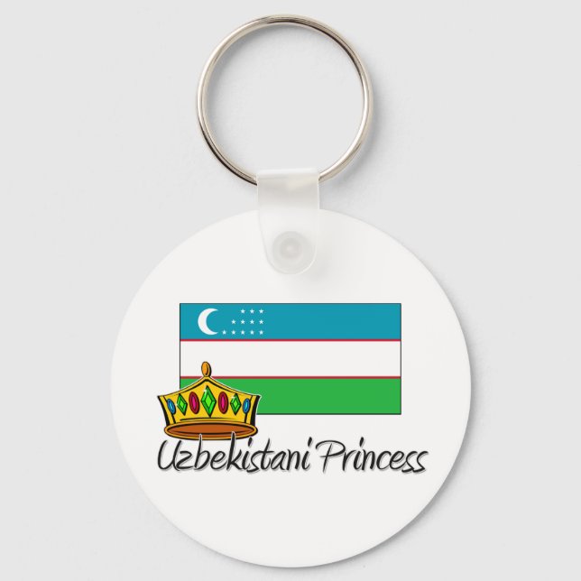 Uzbekistani Princess Key Ring (Front)