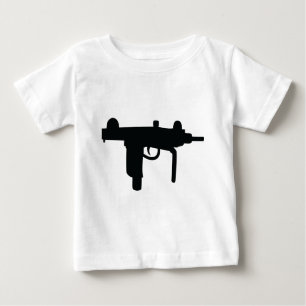 Uzi gun weapon icon baby T-Shirt
