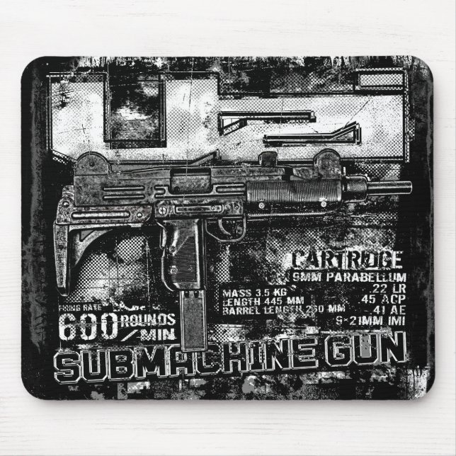 Uzi Mouse Pad (Front)