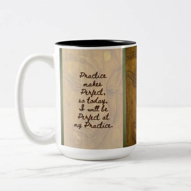 V1 BuddhaToday #4 Zen Mug - Buddha Rose & Quote  (Left)