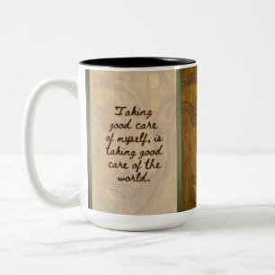 V1 BuddhaToday #6 Zen Mug - Buddha Rose & Quote