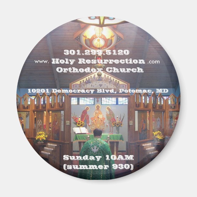 V5.3_IMG_7602, Holy Resurrection O... - Customised Magnet (Front)