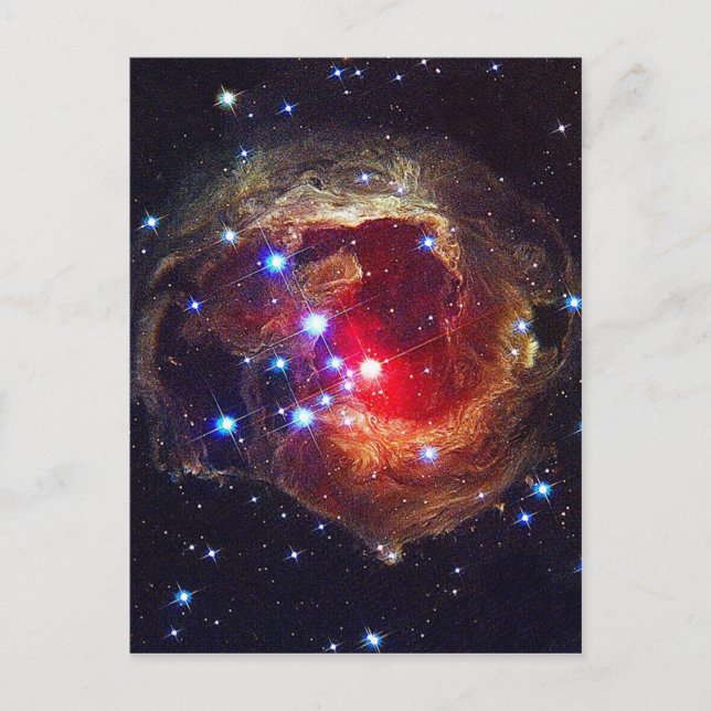 V838 Monocerotis star NASA Postcard (Front)