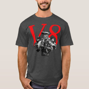 V8 Engine Muscle  Big Block T-Shirt