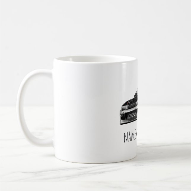V8 Swapped Nissan Silvia S14 Kouki JDM Performance Coffee Mug (Left)