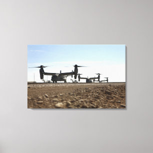 V-22 Osprey tiltrotor aircraft Canvas Print