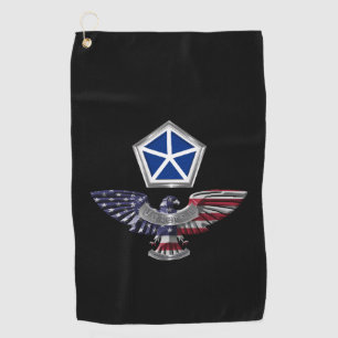 V Armoured Corps Customised Eagle Golf Towel