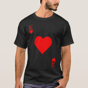 V Day pajama King Of Heart valentine Matching Outf T-Shirt