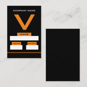 V Design, Visitor Cards