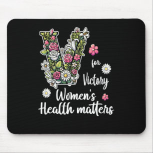 V For Victory; Women's Health S Mouse Pad