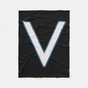 V Games Funny Gaming Video Game Adult  Fleece Blanket