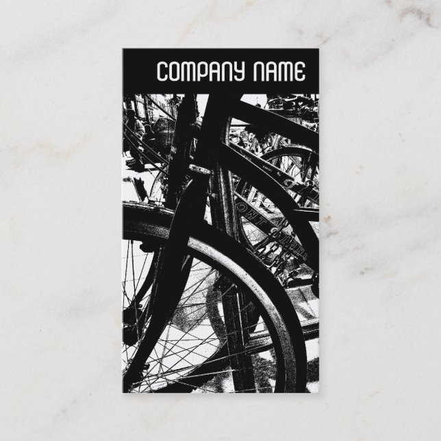 V Header - Bicycle Rack HC Business Card (Front)