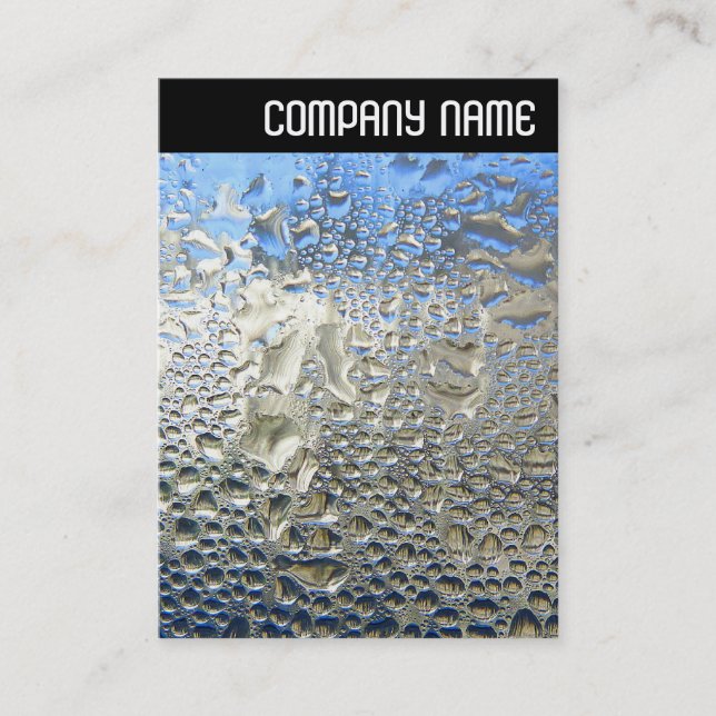 V Header - Cool Water II Business Card (Front)