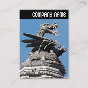 V Header - Dragon, City Hall, Cardiff Business Card