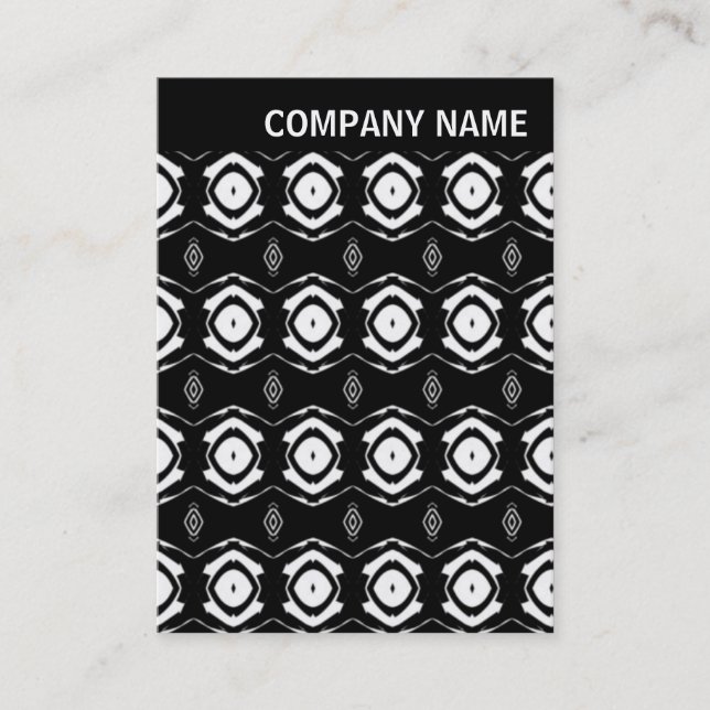 V Header - Image - Abstract Geometric Business Card (Front)