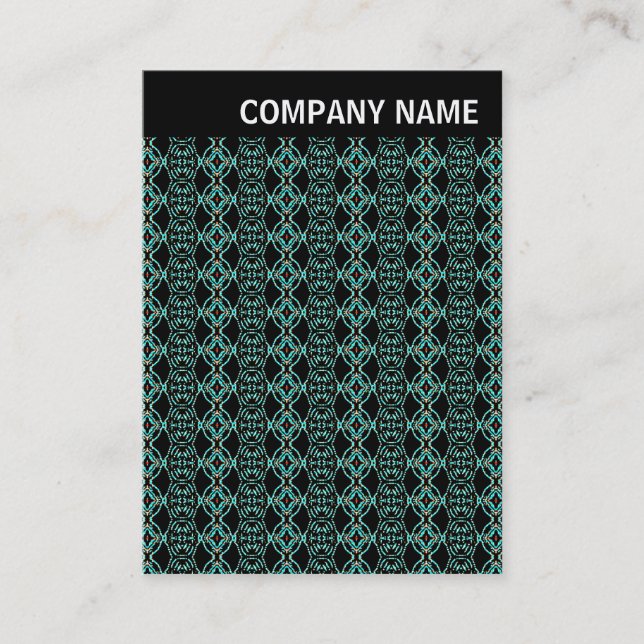 V Header - Image - Geometric Abstract Business Card (Front)