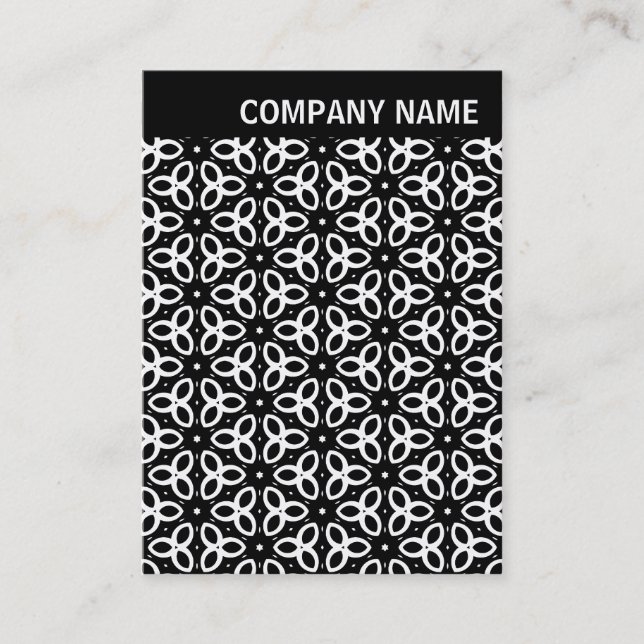 V Header - Image - Geometric Pattern Business Card (Front)