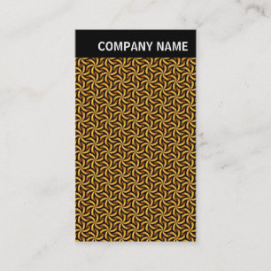 V Header - Image - Gold Rotation Pattern Business Card