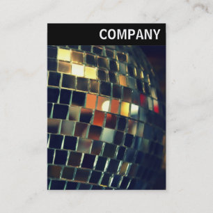 V Header - Mirror Ball Business Card