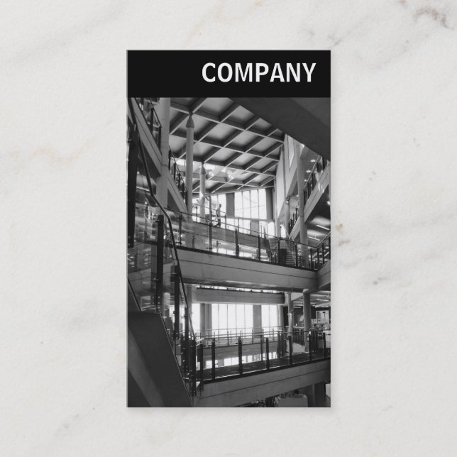 V Header - Modern Interior Business Card (Front)