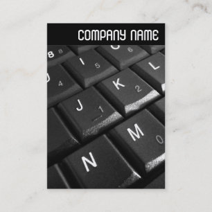 V Header - Notebook Keyboard 02 Business Card