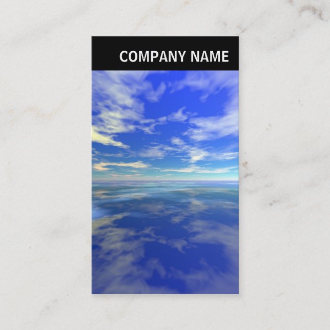 V Header - Photo - Sea and Sky Business Card (Front)